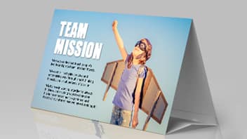 tent card