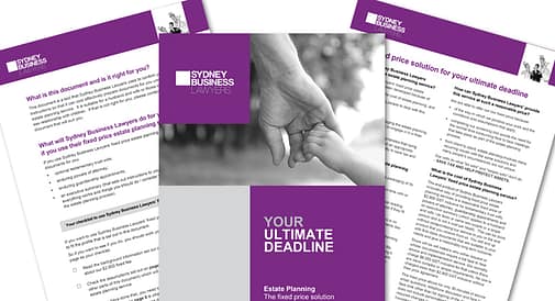 Sydney Business Lawyers Word document