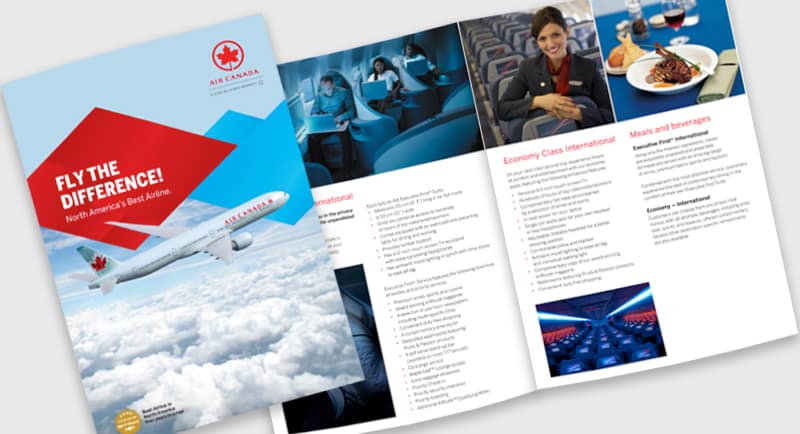 brochure_Air Canada brand strategy